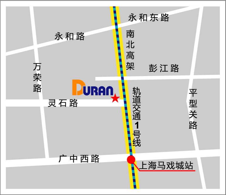 Duran上海闸北德润小额贷款股份有限公司乘车路线图